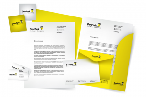 Фирманный стиль для компании Devpark