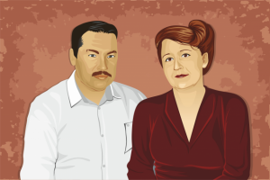 портрет-иллюстрация