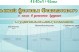 Стенды  финансового университета