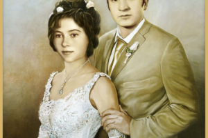 портрет свадебный