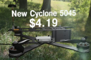 Анимация пролета квадрокоптера