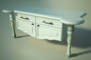 3d модель столик