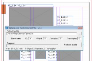Замена меток в разговорнике (Indisign)