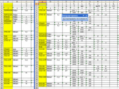 Сортировка по объединенным ячейкам (Excel)