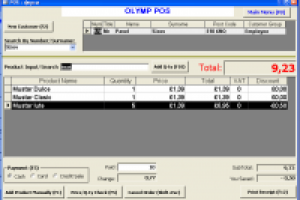 POS-терминал для магазина  (Access)