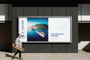 Баннер для туристической компании в Черногории - R-Tours