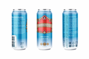 Создание этикетки для банки пива