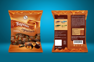 Дизайн упаковки шоколадных конфет. Родники Кавказа.