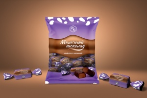 Дизайн упаковки шоколадных конфет. Родники Кавказа.