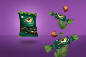 Дизайн упаковки шоколадных конфет. Родники Кавказа.