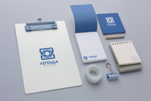 Логотип и фирменный стиль жилого комплекса «Легенда».