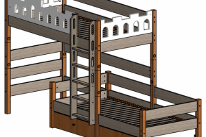 Двухярусная кровать