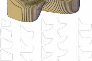 скамья параметрическая