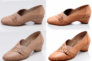 Обтравка (удаление фона) и ретушь обуви