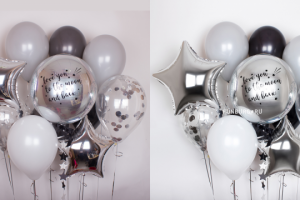 Обтравка (удаление фона) и ретушь воздушных шаров