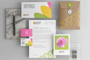 Лого и Фирменный стиль для цветочной базы