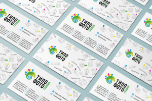 дизайн визитки для типографии