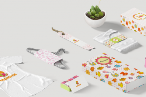 айдентика , упаковка для детского магазина