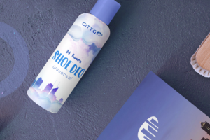 дизайн баллончика  дезодорант для обуви