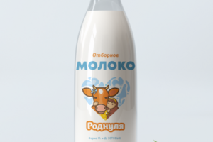 дизайн этикетки фермерское молоко