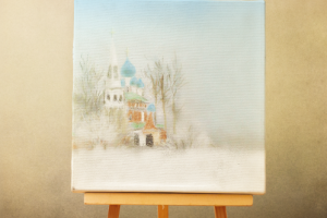 зима (пастель)