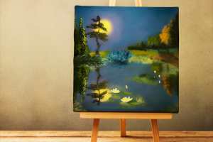 ночь (пастель)