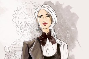 Fashion-иллюстрация в стиле SteamPunk