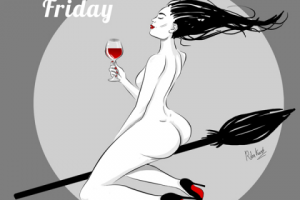 Ведьмочка с анимацией