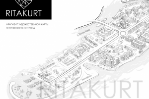 Карта в скетчевом стиле