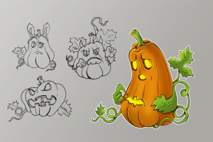 Тыковка в Halloween