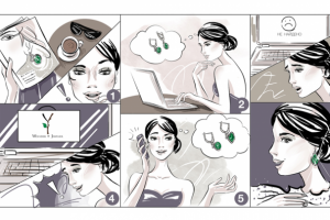 Комикс в стиле фэшн-иллюстрации