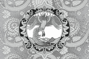 Перевод в вектор иллюстрации И. Билибина