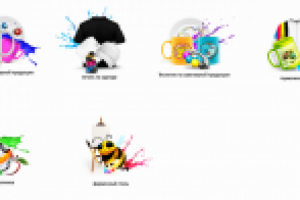 Разработка иконок для сайта Пчела