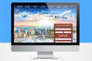 Сайт в стиле лендинга