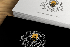 Логотип юридической компании "Бастион"
