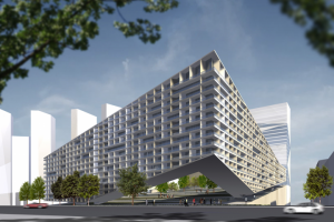 Фасад жилого комплекса