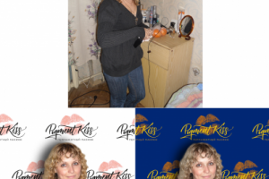 Замена фона + ретушь