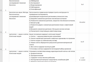 Тесты (биология)