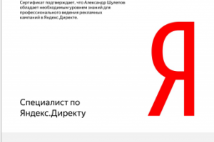 Специалист по Яндекс.Директ