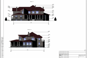 Проект частного жилого дома