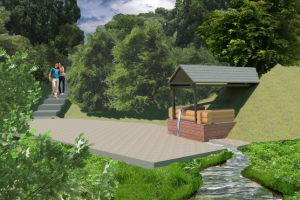 Визуализация Родника в Парке Щербаковском