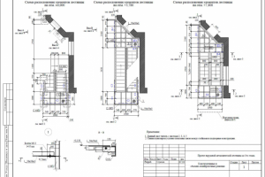 Проект наружной металлической лестницы