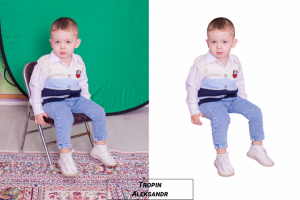 Обработка фотографий, удаление фона (дети)