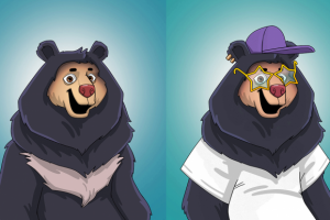 Персонаж MoonBear для NFT