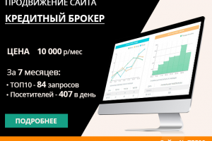 ПРОДВИЖЕНИЕ КРЕДИТНОГО БРОКЕРА