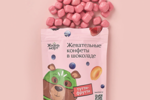 Разработка упаковки жевательных конфет "Жизнь март"