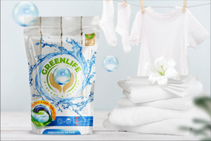 Разработка упаковки линейки  стирального порошка "GreenLife"