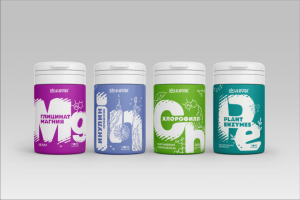 Разработка серии этикеток для БАДов Skylevel