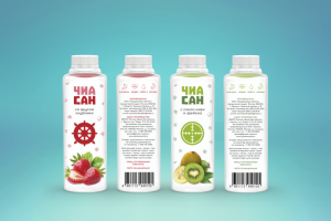 Этикетка для напитков "Чиа Сан"