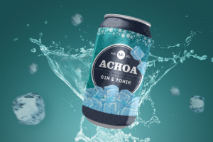 Этикетка для "Achoa" (тоник)